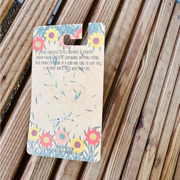 Knitmares Keychain Bumble Bee Bumblee Knit Key Chain New Purchase Charm Buzz - Picture 8 of 9